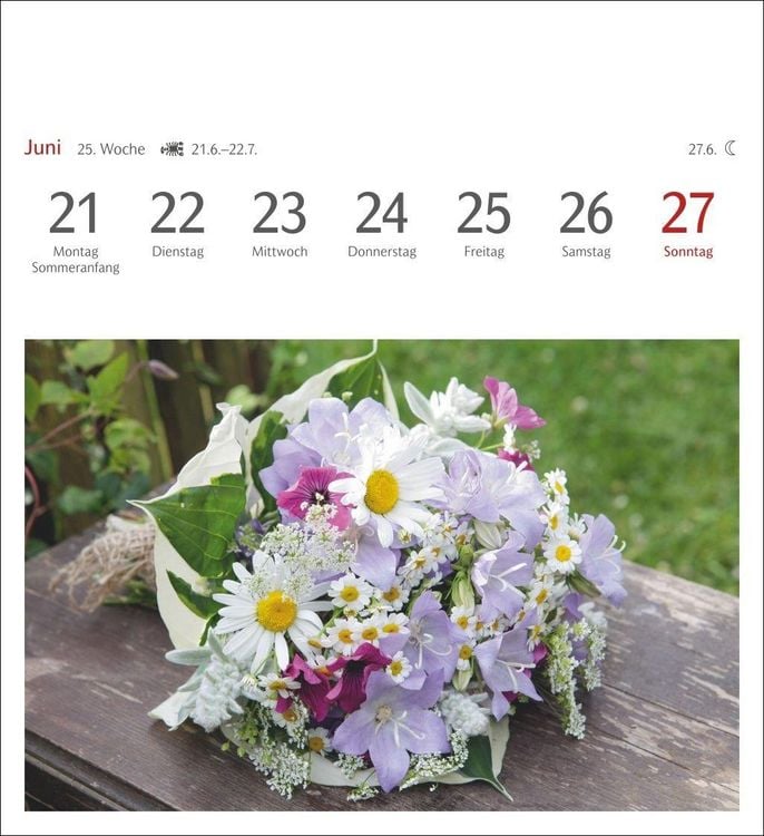 Produktbild: Blumenpracht Postkartenkalender 2027 - Wochenkalender mit 53 Postkarten