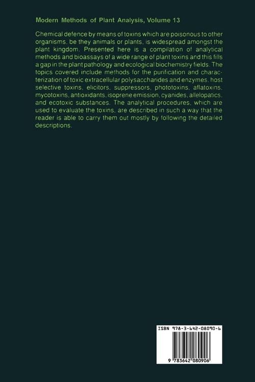Produktbild: Plant Toxin Analysis