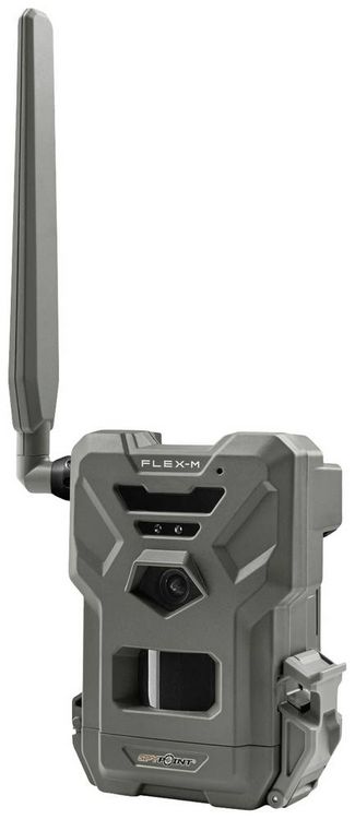 Produktbild: Spypoint FLEX-M Wildkamera 28 Megapixel Tonaufzeichnung, 4G Bild&uuml;bertragung, GSM-Modul Grau-Gr&uuml;n (matt)