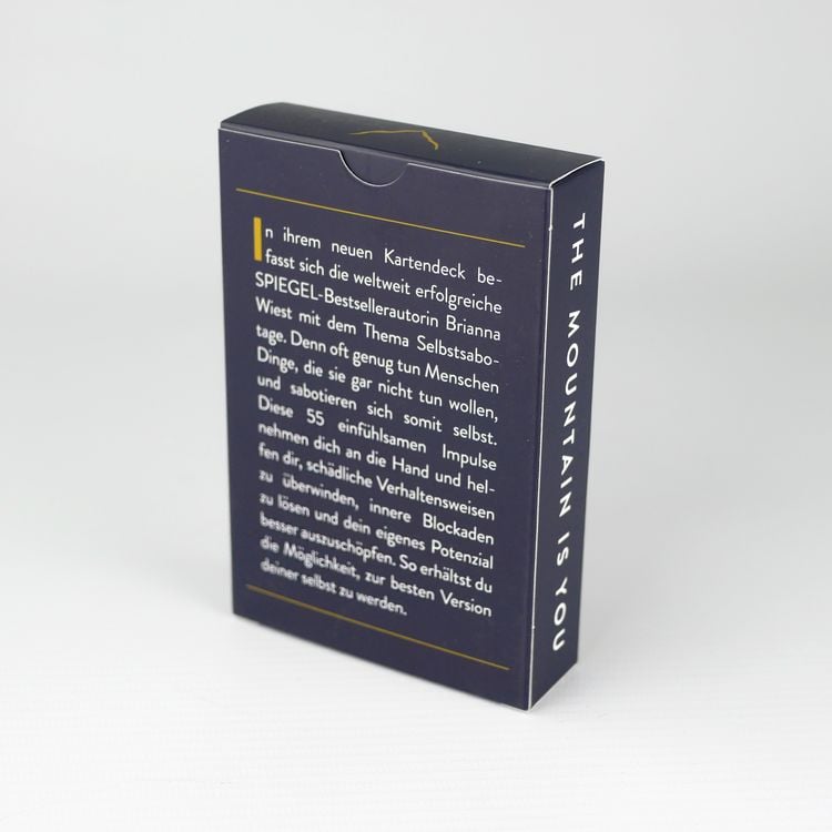 Produktbild: The Mountain is you &ndash; 55 Impulse, wie du Selbstsabotage erkennen und &uuml;berwinden kannst