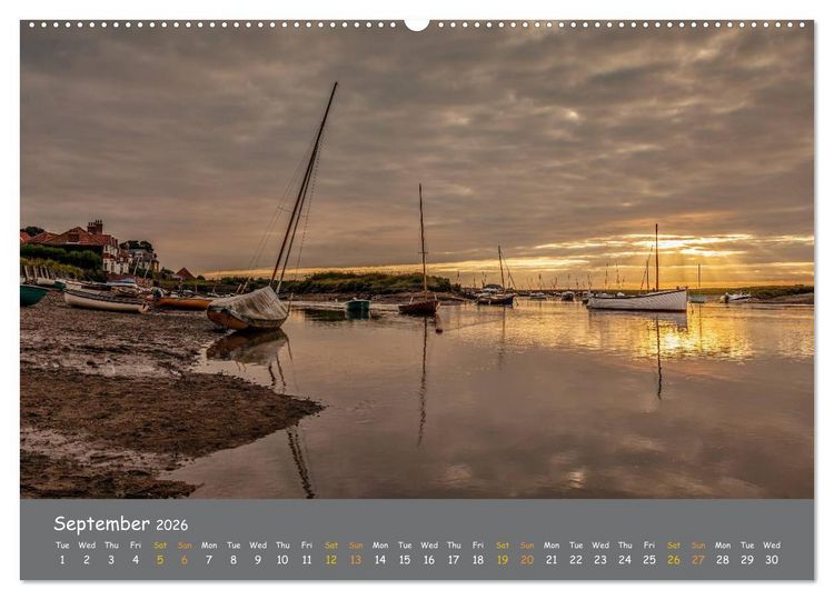 Produktbild: Sand n Sea in Norfolk (High Quality Premium Wall Calendar 2026 DIN A2 landscape),CALVENDO 12 Month Wall Calendar