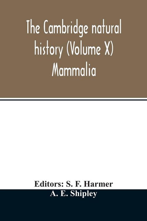 Produktbild: The Cambridge natural history (Volume X) Mammalia