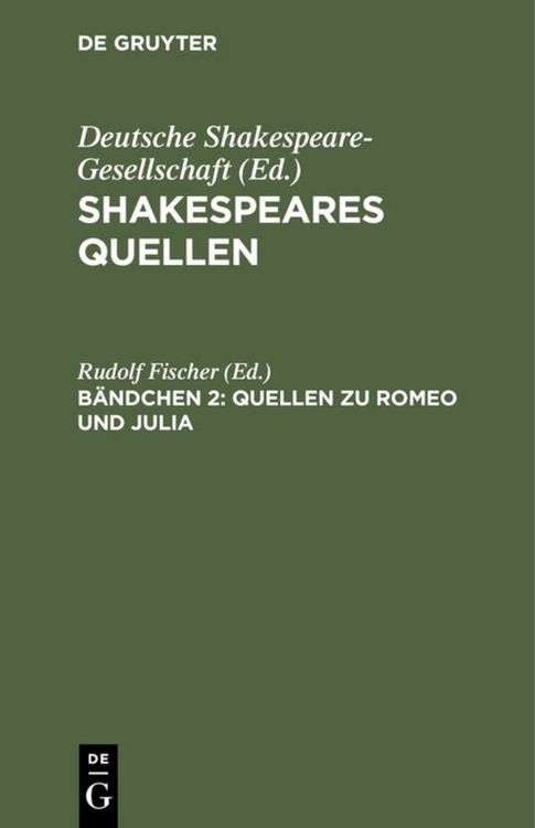 Produktbild: Quellen zu Romeo und Julia