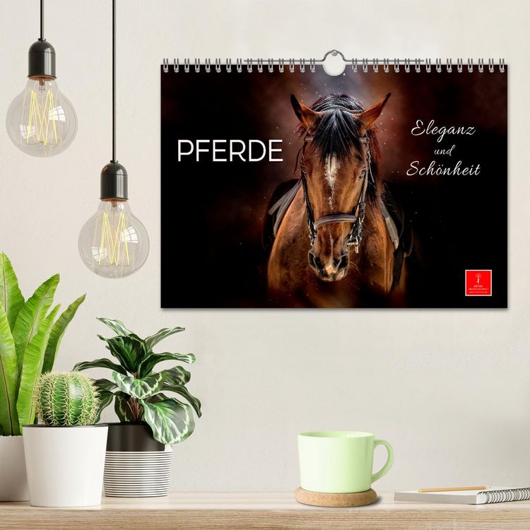 Produktbild: Eleganz und Sch&ouml;nheit - Pferde (Wandkalender 2026 DIN A4 quer), CALVENDO Monatskalender