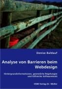 Produktbild: Analyse von Barrieren beim Webdesign