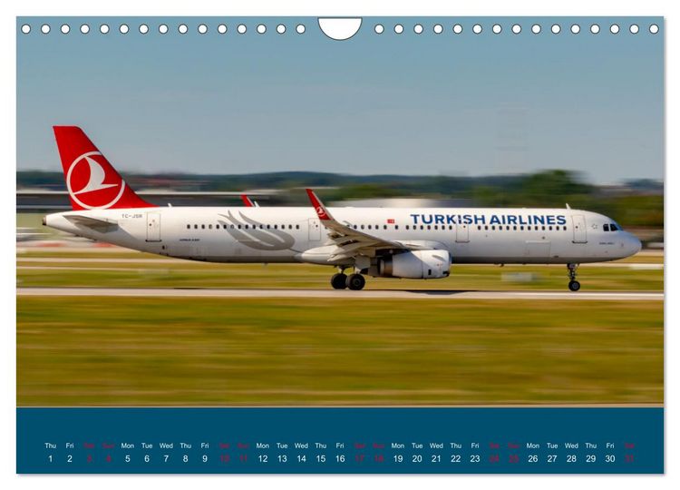 Produktbild: Panning Aviation Photography (Wall Calendar 2026 DIN A4 landscape), CALVENDO 12 Month Wall Calendar