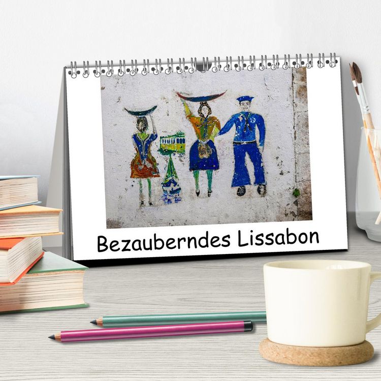 Produktbild: Bezauberndes Lissabon (Tischkalender 2026 DIN A5 quer), CALVENDO Monatskalender