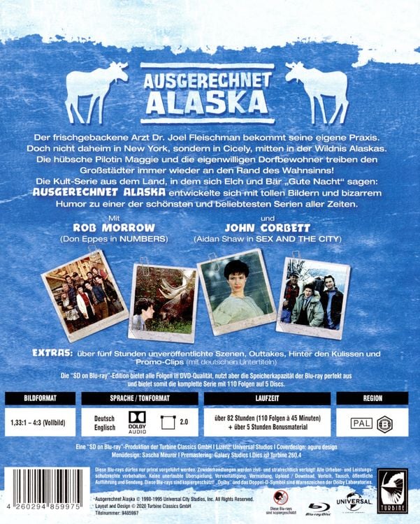 Produktbild: Ausgerechnet Alaska - Die komplette Serie (SDonBD)