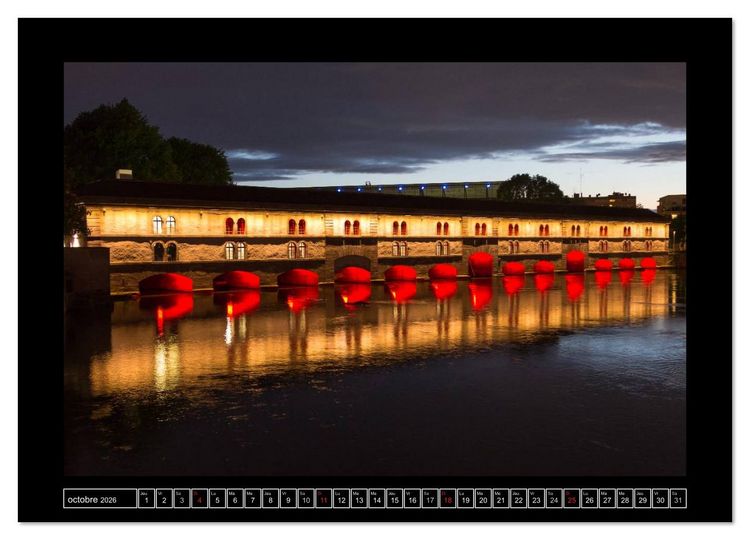 Produktbild: Strasbourg La Petite France (Calendrier mural 2026 DIN A3 vertical), CALVENDO calendrier mensuel