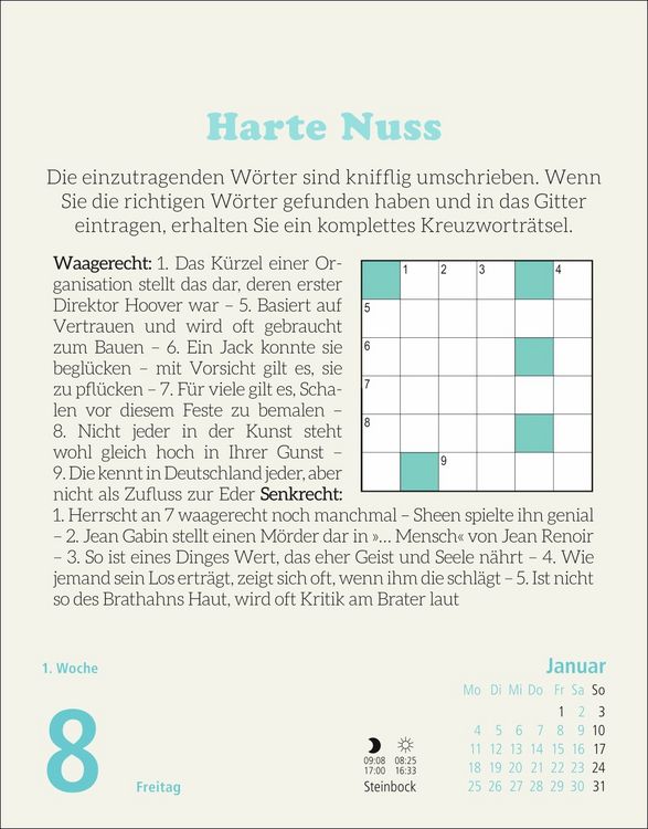 Produktbild: Stefan Heine Rentnerr&auml;tsel Tagesabrei&szlig;kalender 2027