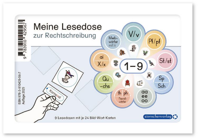 Produktbild: Meine Lesedosen 1-9 zur Rechtschreibung