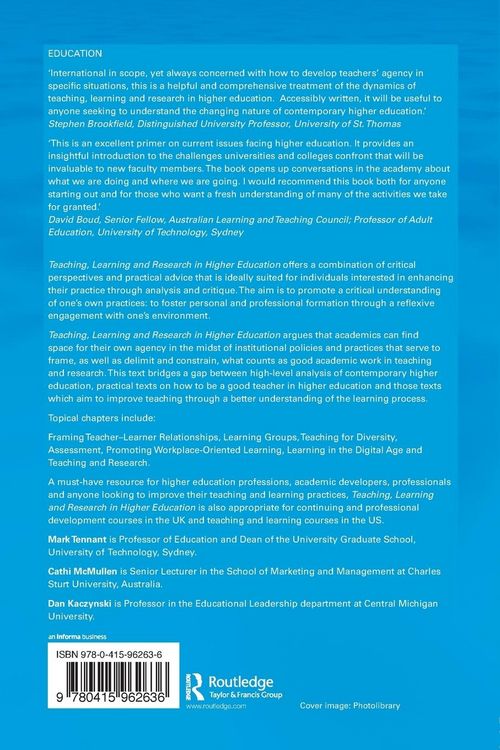 Produktbild: Teaching, Learning and Research in Higher Education