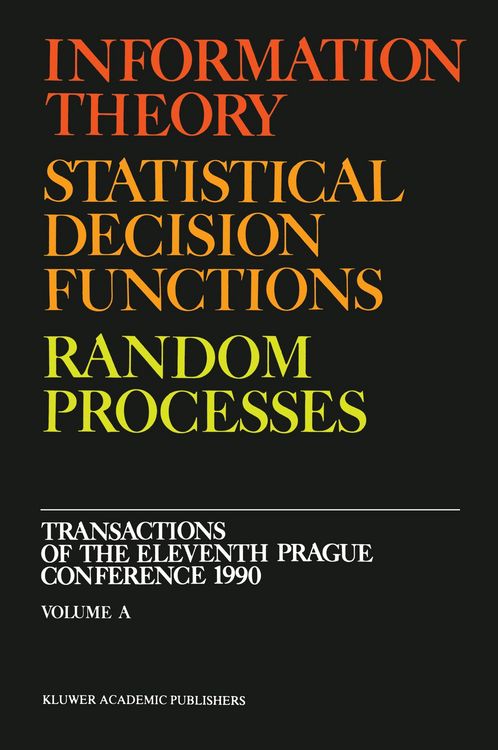 Produktbild: Information Theory, Statistical Decision Functions, Random Processes