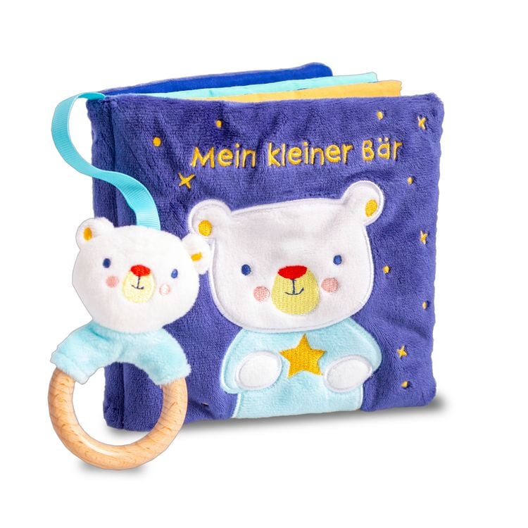 Produktbild: Mein liebstes Kuschelbuch mit echtem Holzbei&szlig;ring. Mein kleiner B&auml;r
