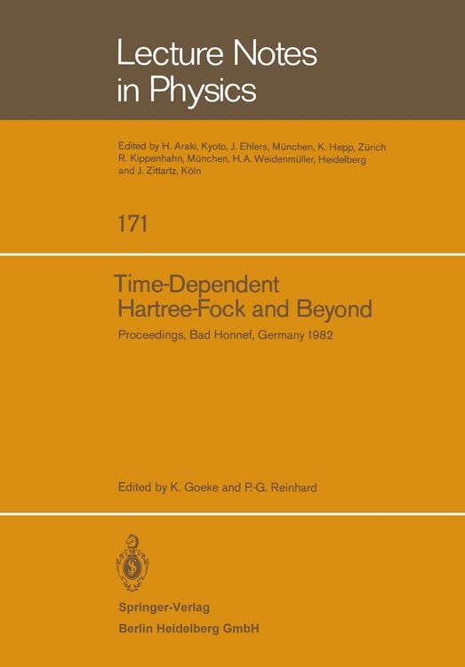 Produktbild: Time Dependent Hartree-Fock and Beyond