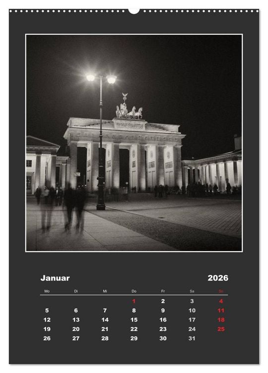 Produktbild: Berlin - Portrait einer Stadt (Wandkalender 2026 DIN A2 hoch), CALVENDO Monatskalender