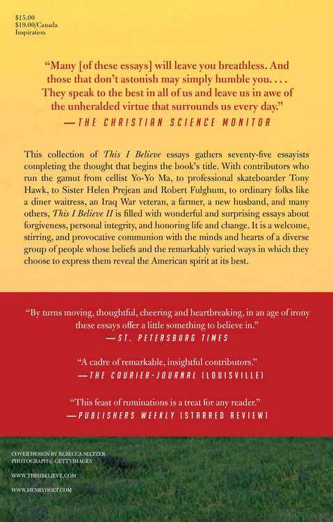 Produktbild: This I Believe II
