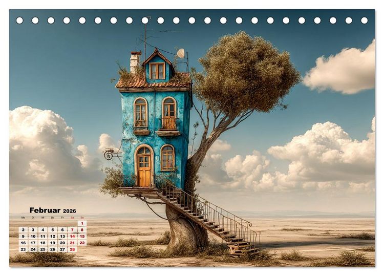 Produktbild: Ein Zuhause ist kein Winkelma&szlig;, sondern ein Gef&uuml;hl (Tischkalender 2026 DIN A5 quer), CALVENDO Monatskalender