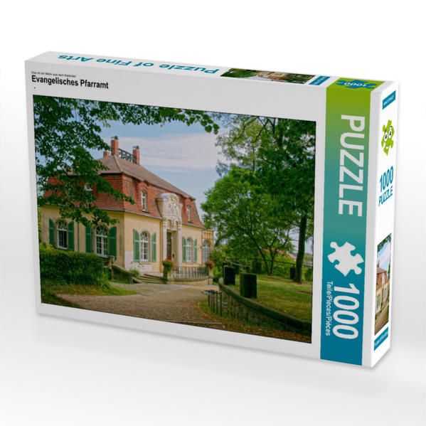 Produktbild: CALVENDO Puzzle Evangelisches Pfarramt | 1000 Teile Lege-Gr&ouml;&szlig;e 64x48cm Foto-Puzzle f&uuml;r gl&uuml;ckliche Stunden