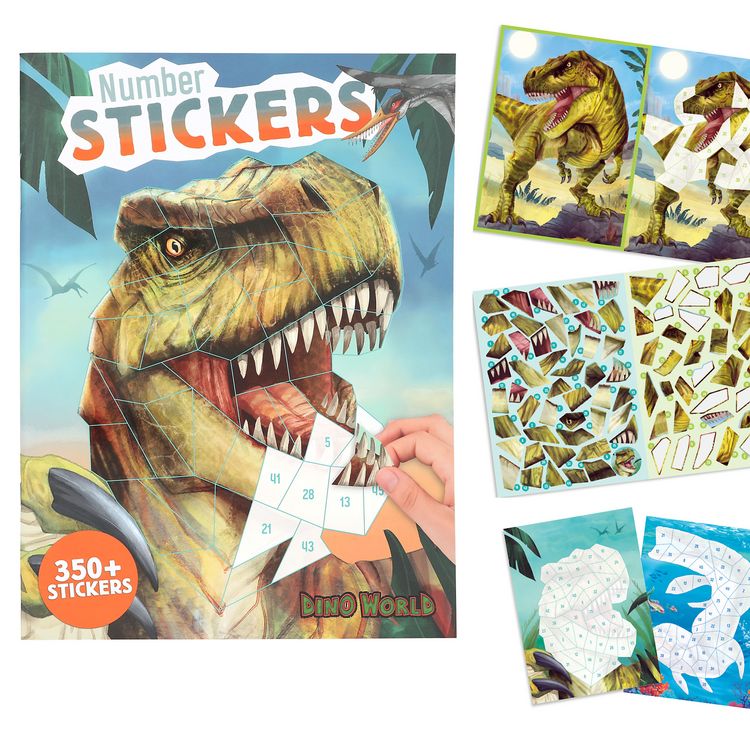 Produktbild: Dino World Number Sticker