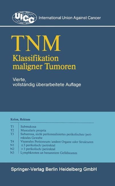 Produktbild: TNM Klassifikation maligner Tumoren