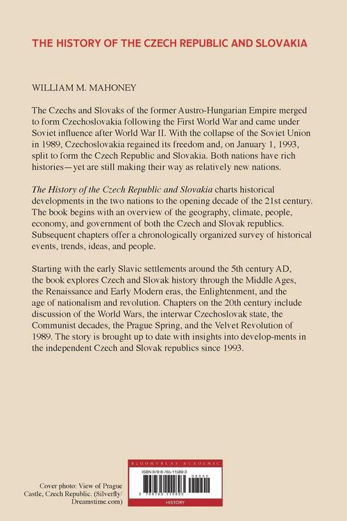 Produktbild: The History of the Czech Republic and Slovakia