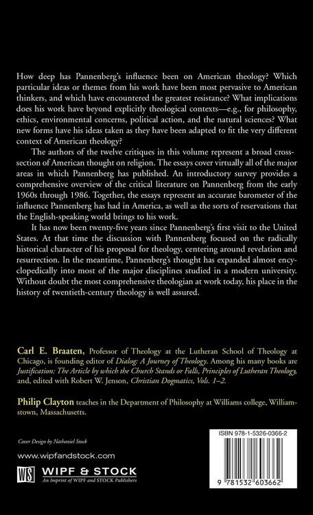 Produktbild: The Theology of Wolfhart Pannenberg