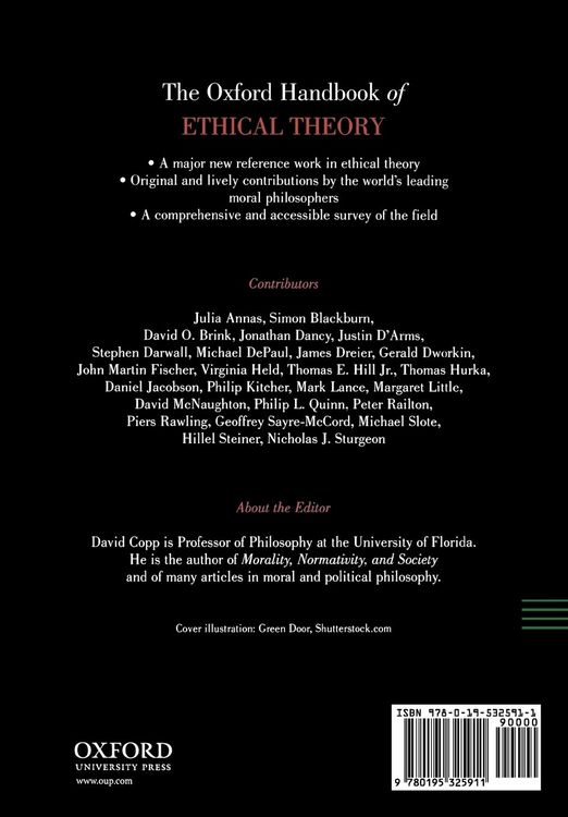 Produktbild: The Oxford Handbook of Ethical Theory