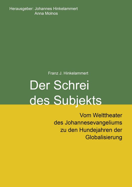Produktbild: Der Schrei des Subjekts