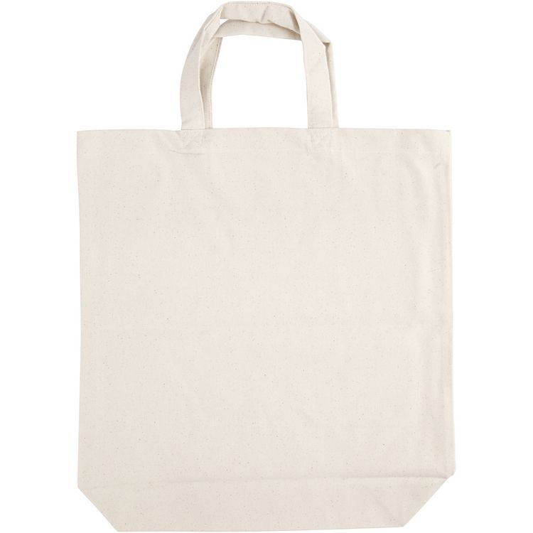 Produktbild: Creativ Company Stofftasche, Gr&ouml;&szlig;e 39x44x10 cm, 310 g, Hellnatur
