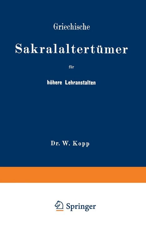 Produktbild: Griechische Sakralaltert&uuml;mer f&uuml;r h&ouml;here Lehranstalten und f&uuml;r den Selbstunterricht