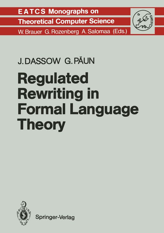 Produktbild: Regulated Rewriting in Formal Language Theory
