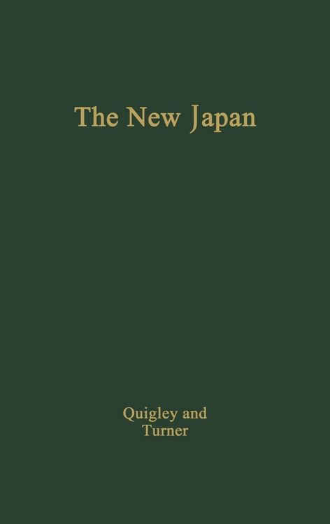 Produktbild: The New Japan, Government and Politics.