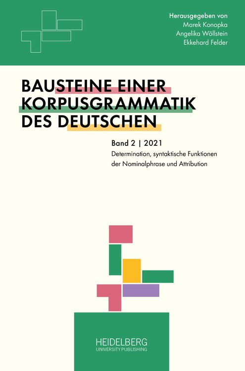 Produktbild: Determination, syntaktische Funktionen der Nominalphrase und Attribution