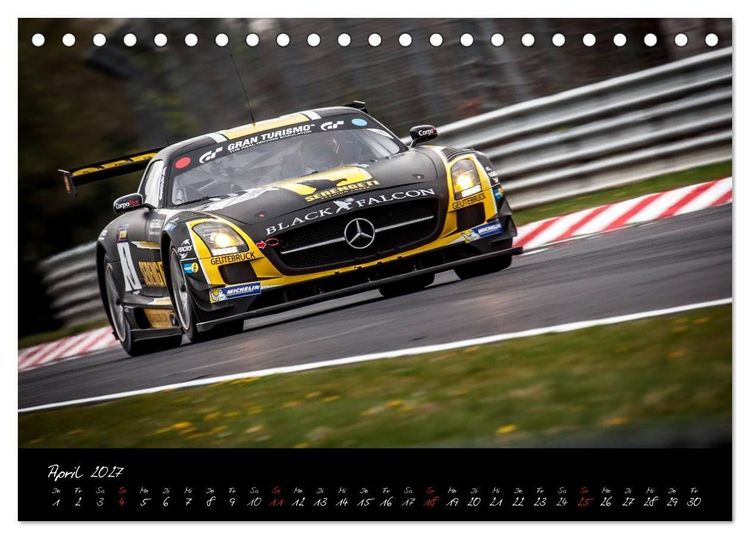 Produktbild: EMOTIONS ON THE GRID - VLN Langstreckenmeisterschaft N&uuml;rburgring (Tischkalender 2027 DIN A5 quer), CALVENDO Monatskalender