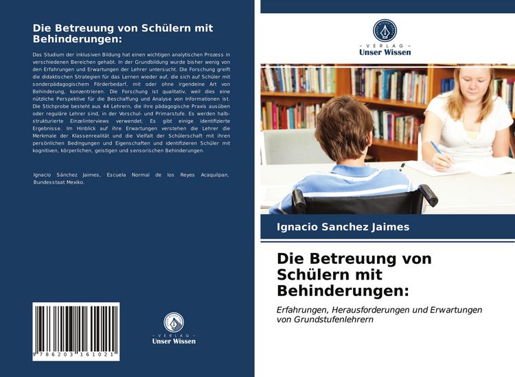 Produktbild: Die Betreuung von Sch&uuml;lern mit Behinderungen: