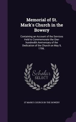 Produktbild: Memorial of St. Mark's Church in the Bowery