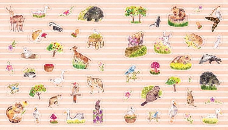 Produktbild: A Nature Lover's Sticker Book