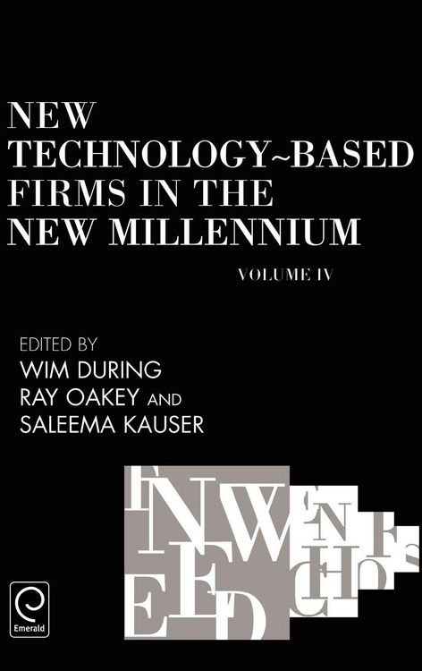 Produktbild: New Technology-Based Firms in the New Millennium