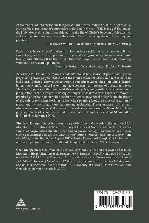 Produktbild: The Life of Prayer on Mount Athos