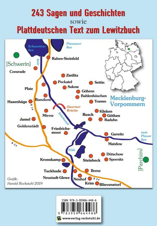 Produktbild: Sagen und Geschichten der Kulturlandschaft Lewitz mit Sagen in Plattdeutsch