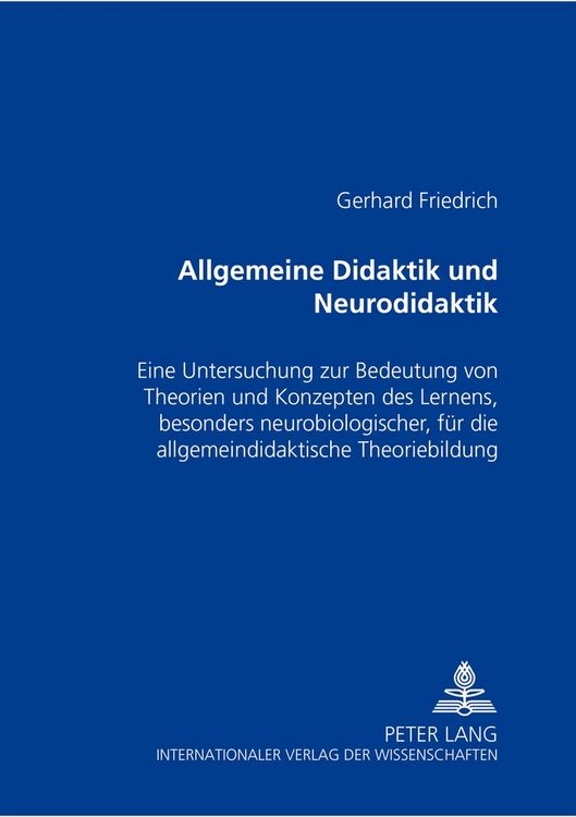 Produktbild: Allgemeine Didaktik und &laquo;Neurodidaktik&raquo;