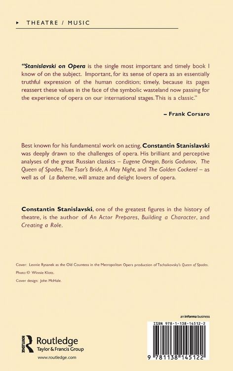 Produktbild: Stanislavski On Opera