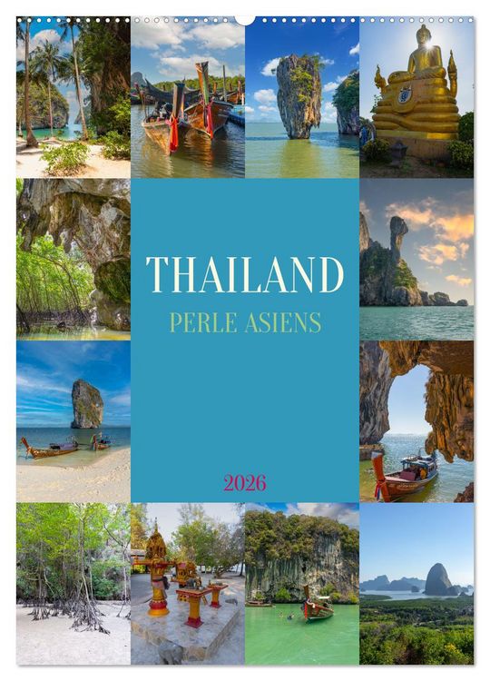 Produktbild: Thailand - Perle Asiens (Wandkalender 2026 DIN A2 hoch), CALVENDO Monatskalender
