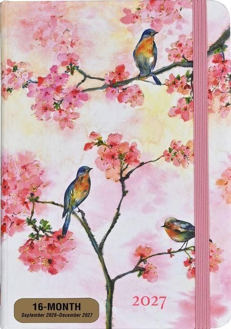 Produktbild: 2027 Cherry Blossoms in Spring Weekly Planner (16 Months, Sept 2026 to Dec 2027)