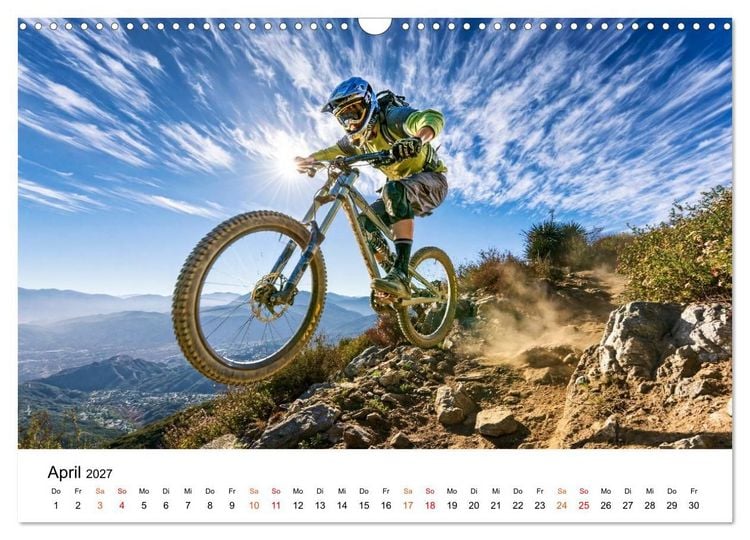 Produktbild: Mountainbike - Trails am Limit (Wandkalender 2027 DIN A3 quer), CALVENDO Monatskalender