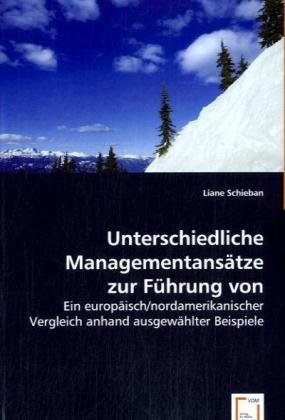 Produktbild: Schieban, L: Unterschiedliche Managementans&auml;tze zur F&uuml;hrung