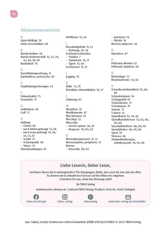 Produktbild: Ischias-Schmerzen selbst behandeln