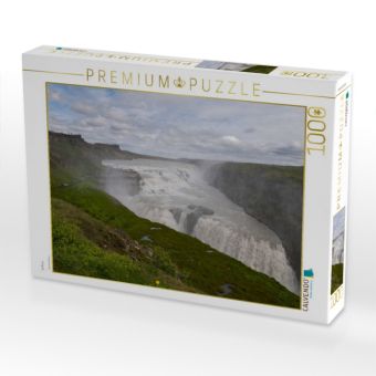 Produktbild: CALVENDO Puzzle Gullfoss | 1000 Teile Lege-Gr&ouml;&szlig;e 64x48cm Foto-Puzzle f&uuml;r gl&uuml;ckliche Stunden