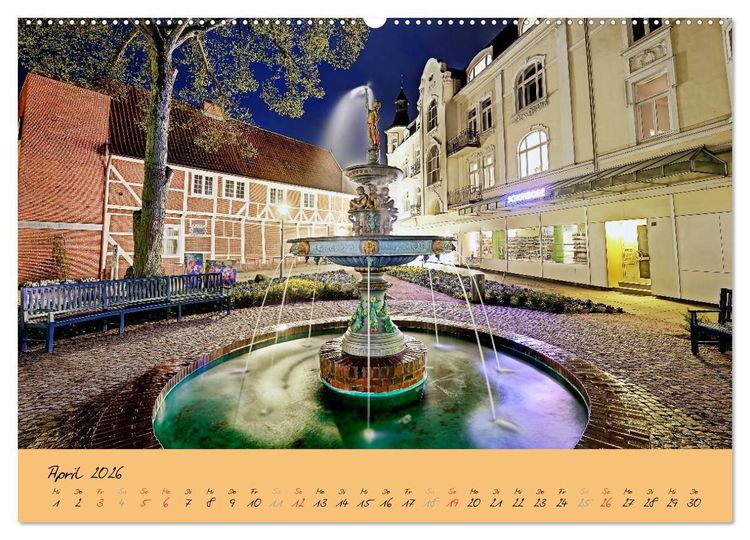 Produktbild: Bergedorf Hamburgs Perle an der Bille (hochwertiger Premium Wandkalender 2026 DIN A2 quer), Kunstdruck in Hochglanz